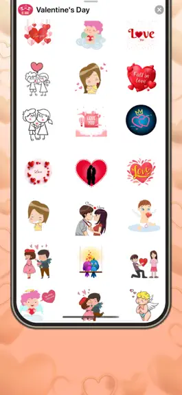 Game screenshot Love Stickers for iMessage! apk