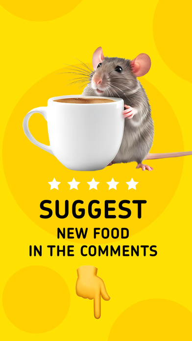 Rat Stickers: Pizza, Burger... Screenshot