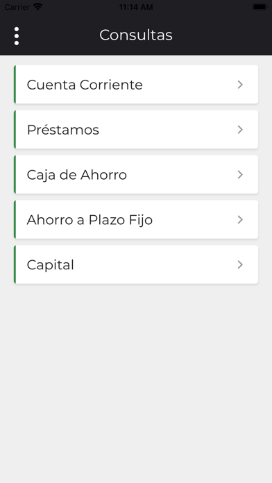 Credit Unión Screenshot