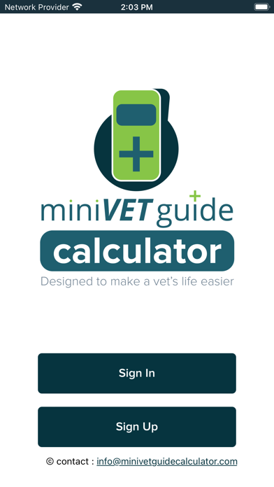 MinivetGuide Calculator Screenshot