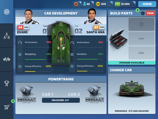 Motorsport Manager Online 2024 iPad app afbeelding 3