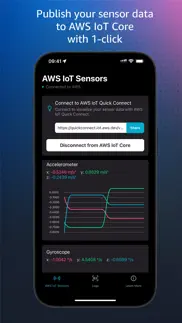 aws iot sensors iphone screenshot 3