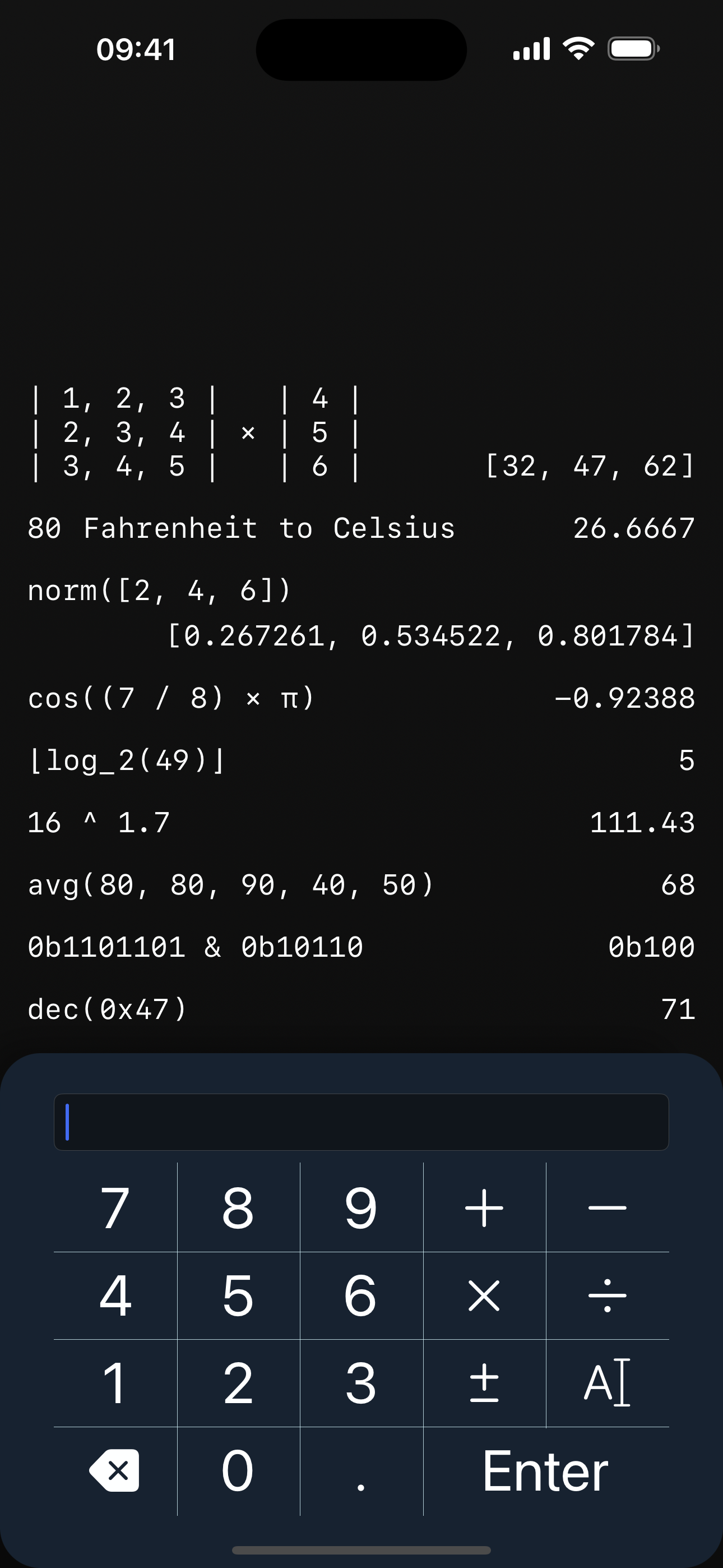 SwiftRPN screenshot 4