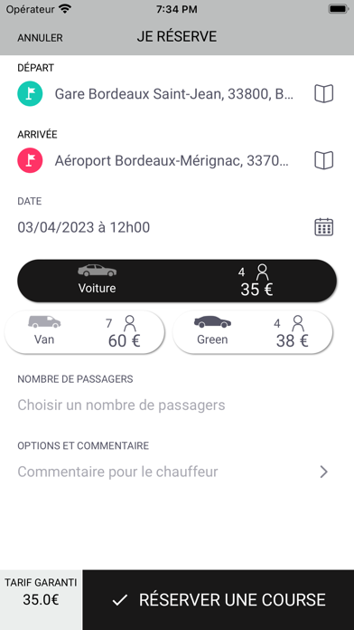 Frédéric Transport Privé Screenshot