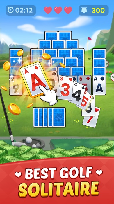 Golf Solitaire: Win Real Money Screenshot