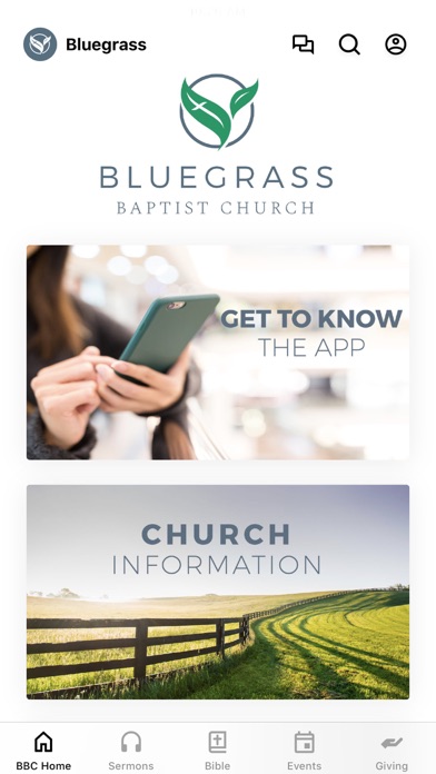 Bluegrass Baptist Church Screenshot