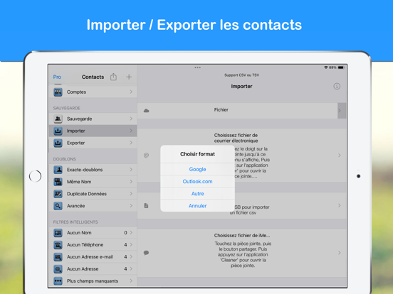 Screenshot #5 pour Cleaner - Merge Contacts