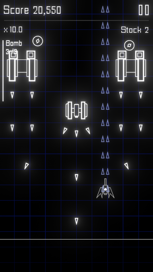 #1. LinearShooter Remixed (iOS) 由: Masamichi Nakada