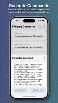 FFmpeg Command Generator iphone bilder 1