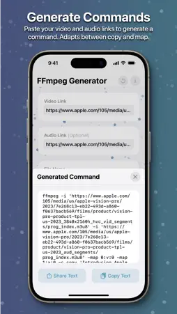 FFmpeg Command Generator screenshot 2