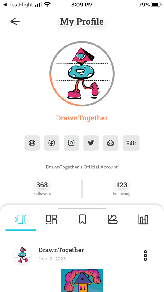 #5. DrawnTogether (iOS) By: Pop Sandbox