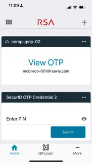rsa authenticator (securid) iphone screenshot 2