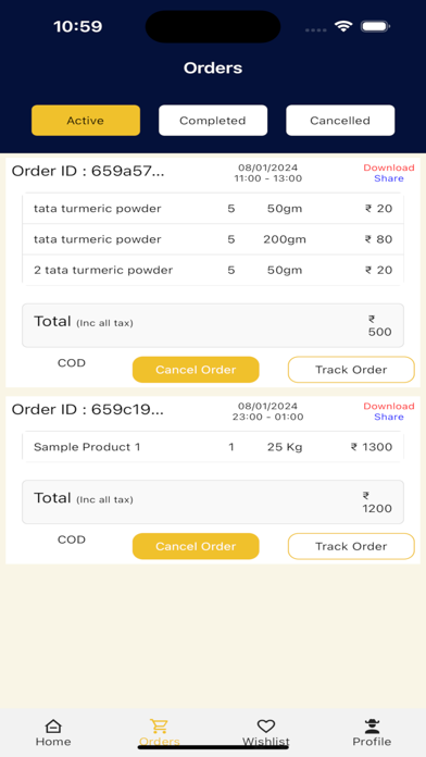 App screenshot