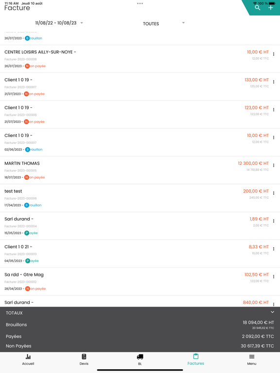 Screenshot #5 pour E-FAC
