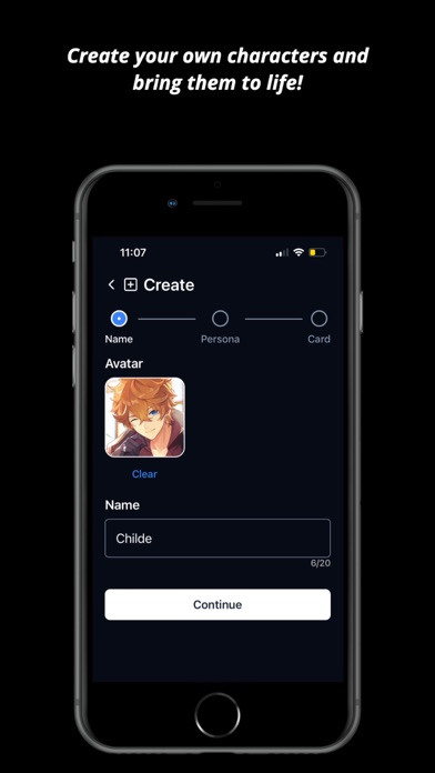 Charstar: AI Character Chat Screenshot