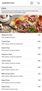 Diamond Pizza Bilton screenshot #2 for iPhone