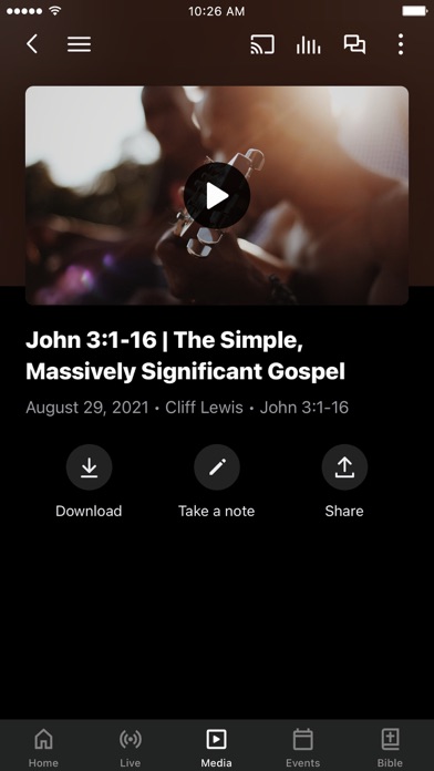 CBC APP Screenshot