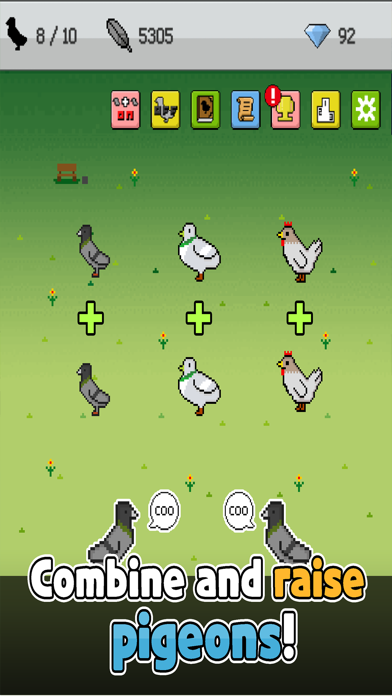 raising pigeons Screenshot