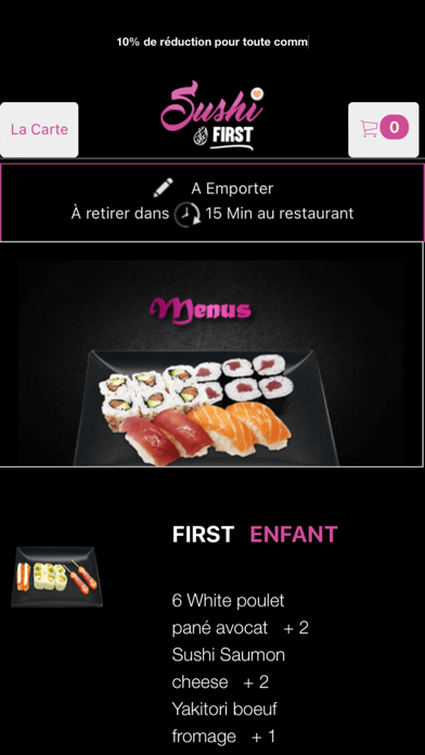 Sushi First Sotteville Rouen Screenshot