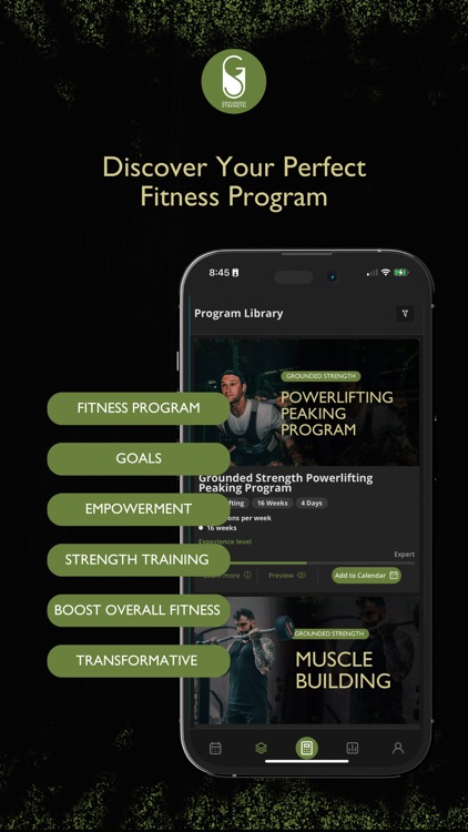 Grounded Strength Training App