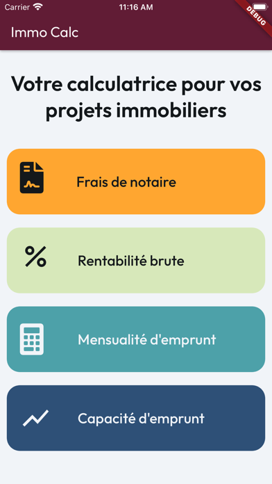 Immo Calc Screenshot