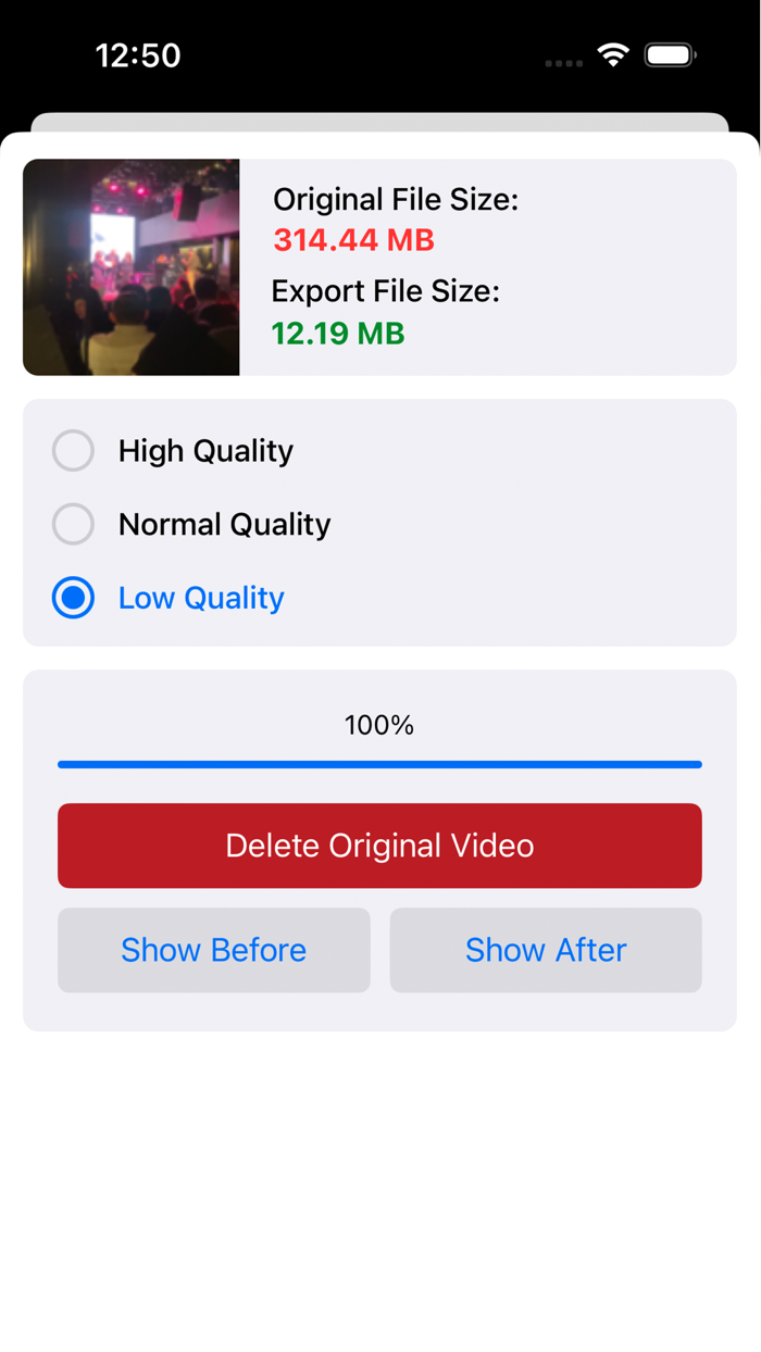 Video Compress - Clean Storage