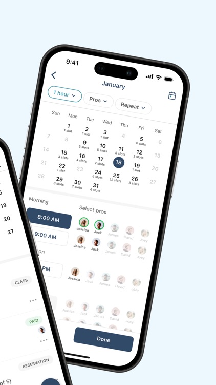 PocketSuite Client Booking App