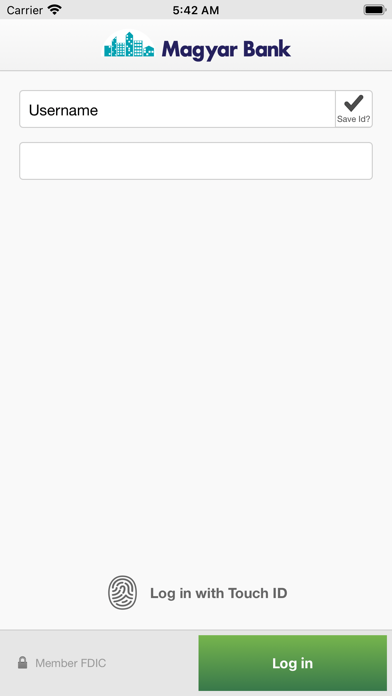 Magyar Bank Business Banking Screenshot