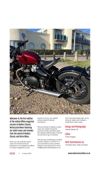 Modern Classic Motorcycle Screenshot