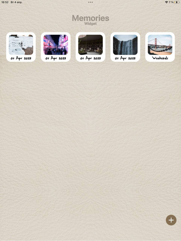Memories - Photos Widget