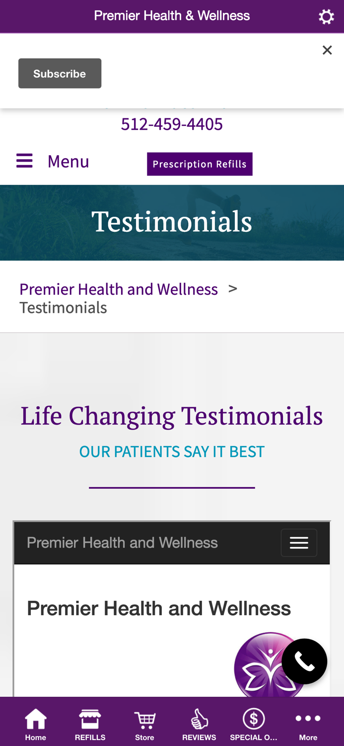 Premier Health  Wellness App