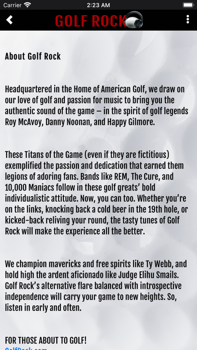 Golf Rock Screenshot
