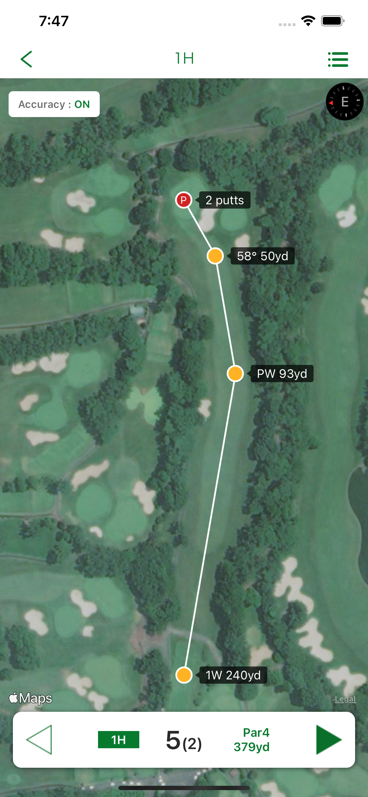 Shot Memo -Golf score-