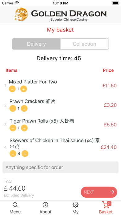 Golden Dragon Truro Screenshot