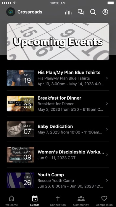 Crossroads Fellowship Waco Screenshot