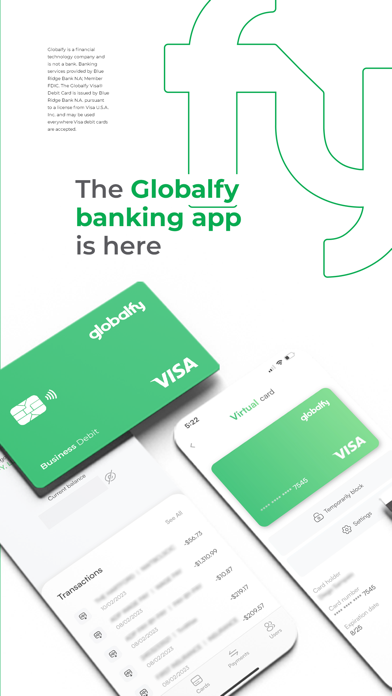 Globalfy Banking Screenshot