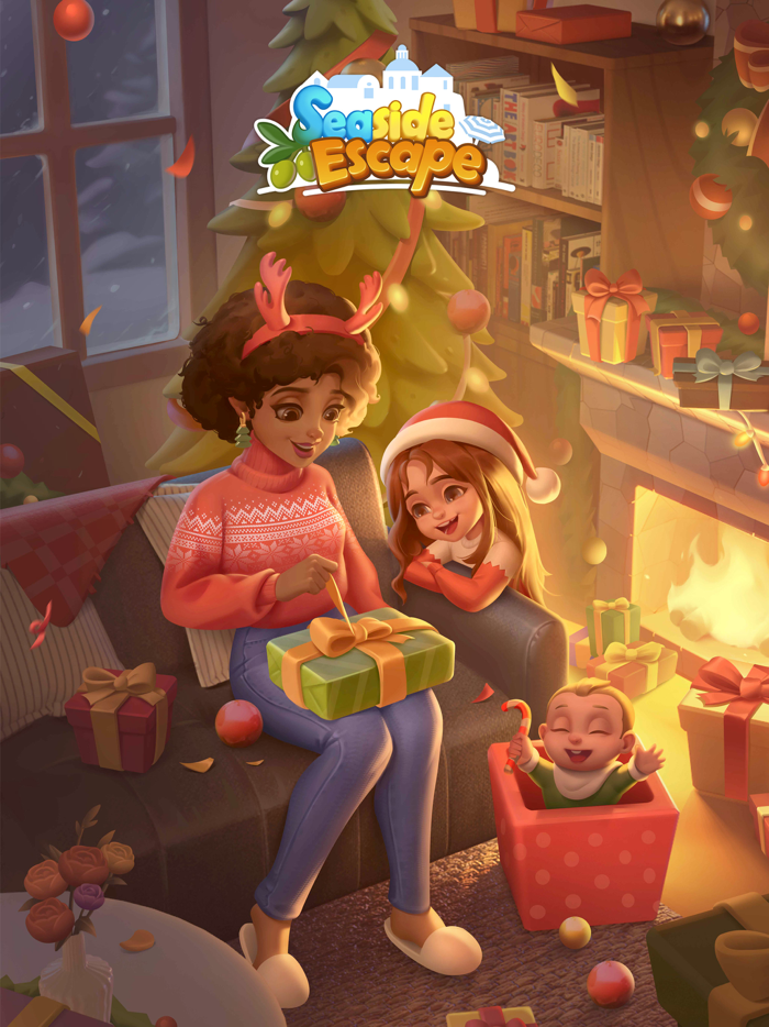 Seaside Escape Merge and Story