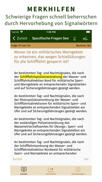 SBF See Lernprogramm