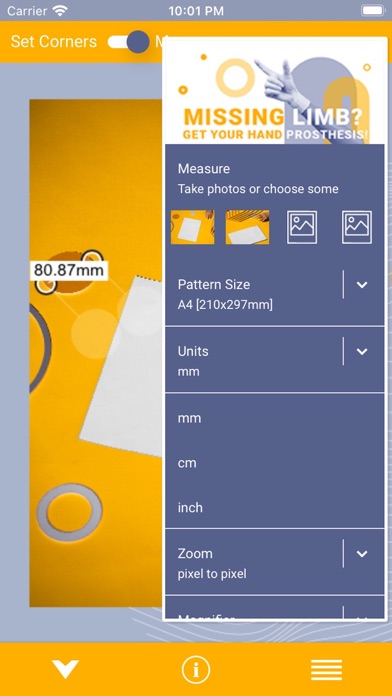vBionic Measure Screenshot