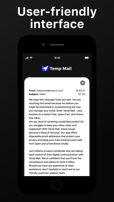 Temporary Mail: Temp Emailのおすすめ画像4