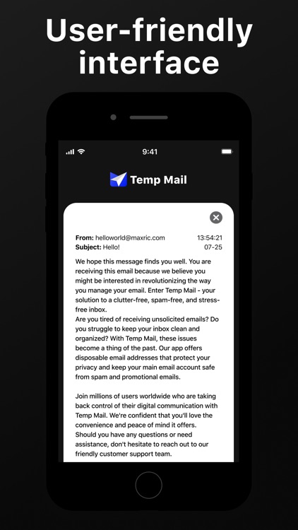 Temporary Mail: Temp Email screenshot-3
