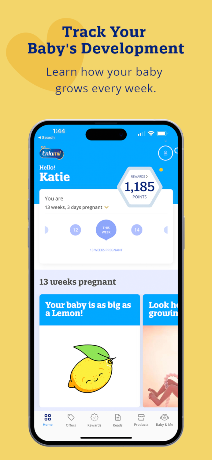 Enfamil Rewards Baby Tracker®