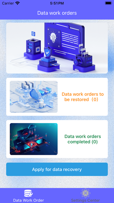 Screenshot #1 pour Data Recovery Expert Utility