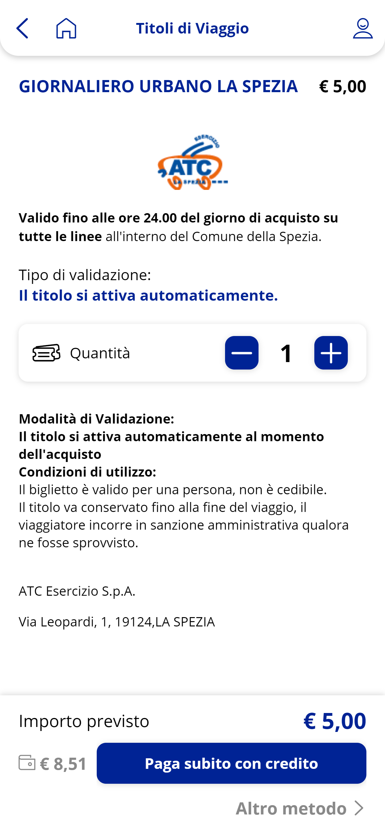 ATC - La Spezia
