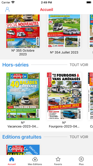 Screenshot #2 pour Le Monde du Camping-Car
