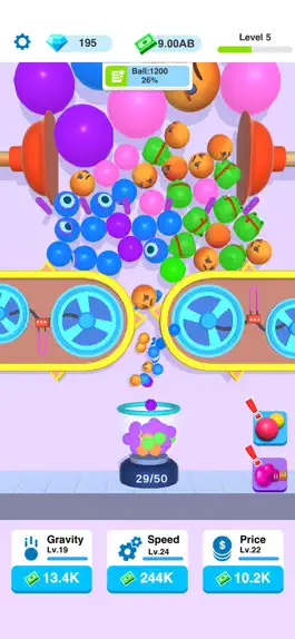 Game screenshot Idle Rainbow Ball mod apk