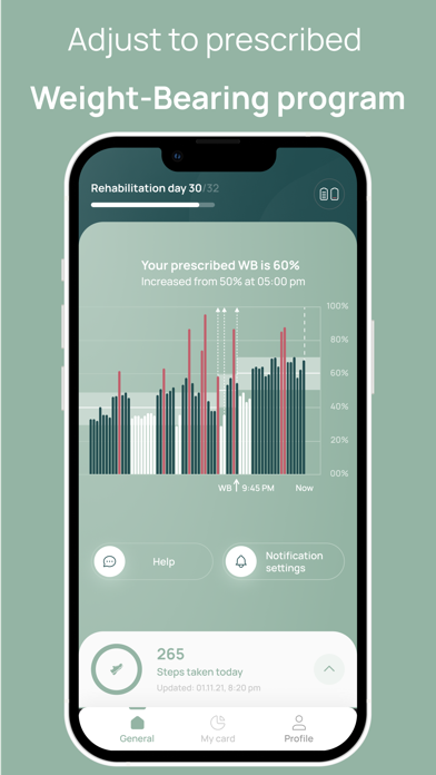 ComeBack Mobility - Patient Screenshot