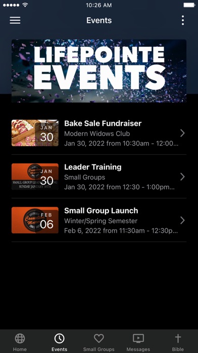 lifepointe church Screenshot