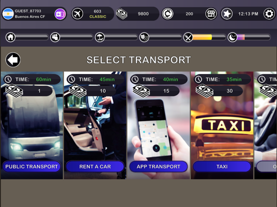Airline Traveler Simulator iPad screenshot