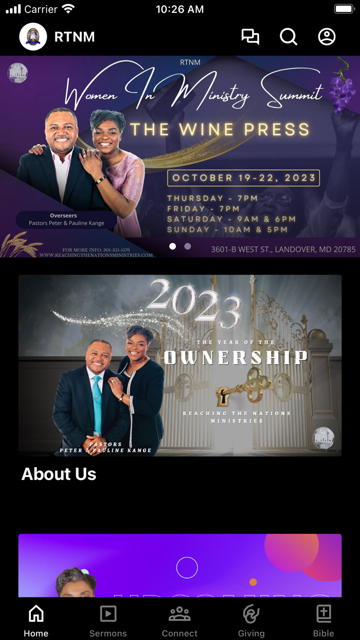 Reaching the Nations Ministry